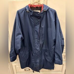 Vintage Woolrich Original Outerwear Navy Jacket Women's Size Large